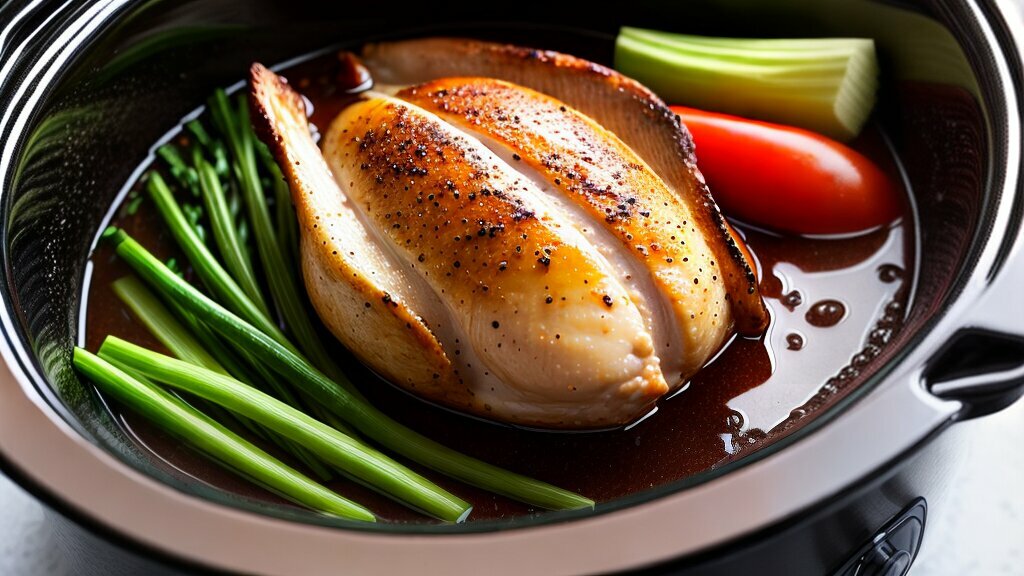 Low-carb chicken slow cooker