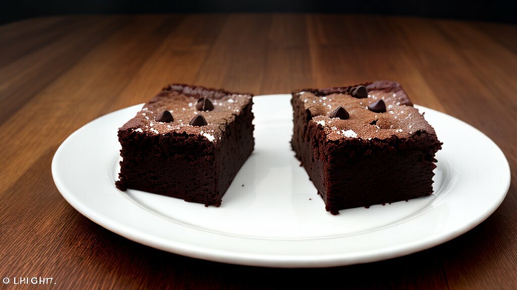 Low-carb chocolate brownies