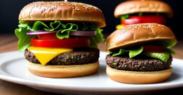Plant-based burgers
