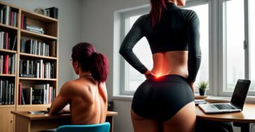 what causes lower back pain in females