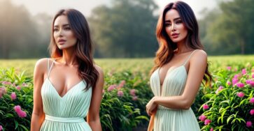 Organic skincare routine for glowing skin