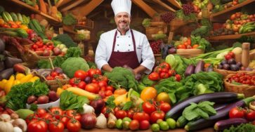 Vegan Mediterranean diet pyramid