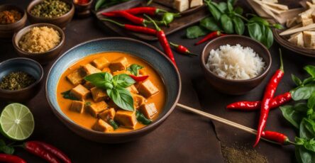 Vegan Thai red curry recipe tofu