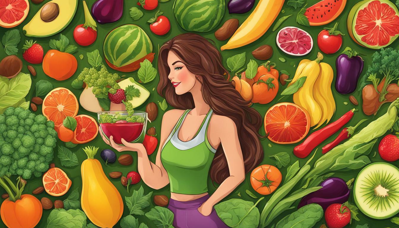 Vegan diet benefits for skin and hair