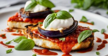 Vegan eggplant parmesan baked recipe