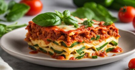 Vegan keto zucchini lasagna recipe