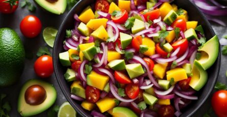 Vegan mango avocado salsa recipe