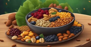 Vegan snacks high in protein and fiber