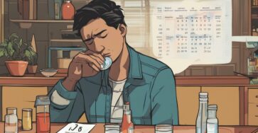 early signs of flu before getting sick suddenly