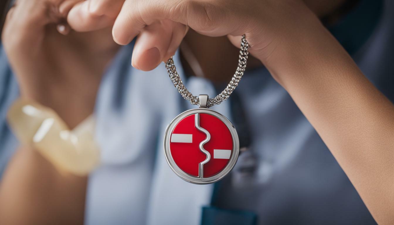 diabetes necklace for low blood sugar