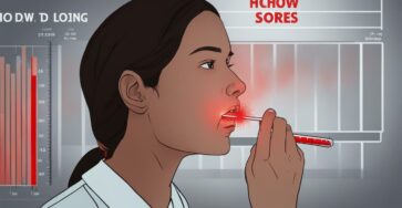 how long does sore throat last with influenza