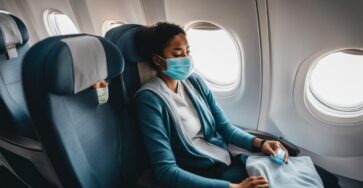 how to avoid getting sick on a plane with flu