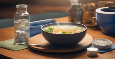will chicken soup help cure the flu