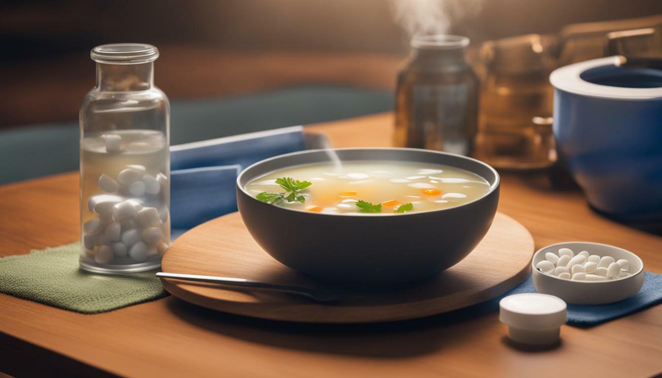 will chicken soup help cure the flu