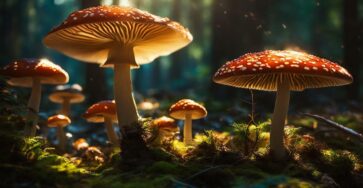 do mushrooms help fight the flu virus